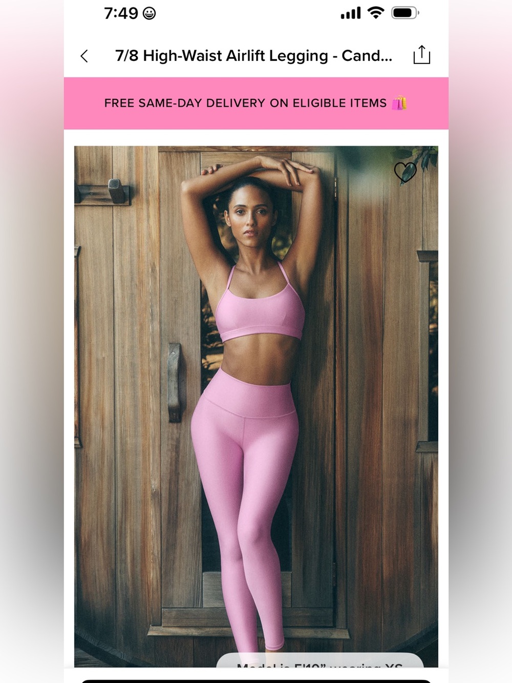 Candy heart Leggings